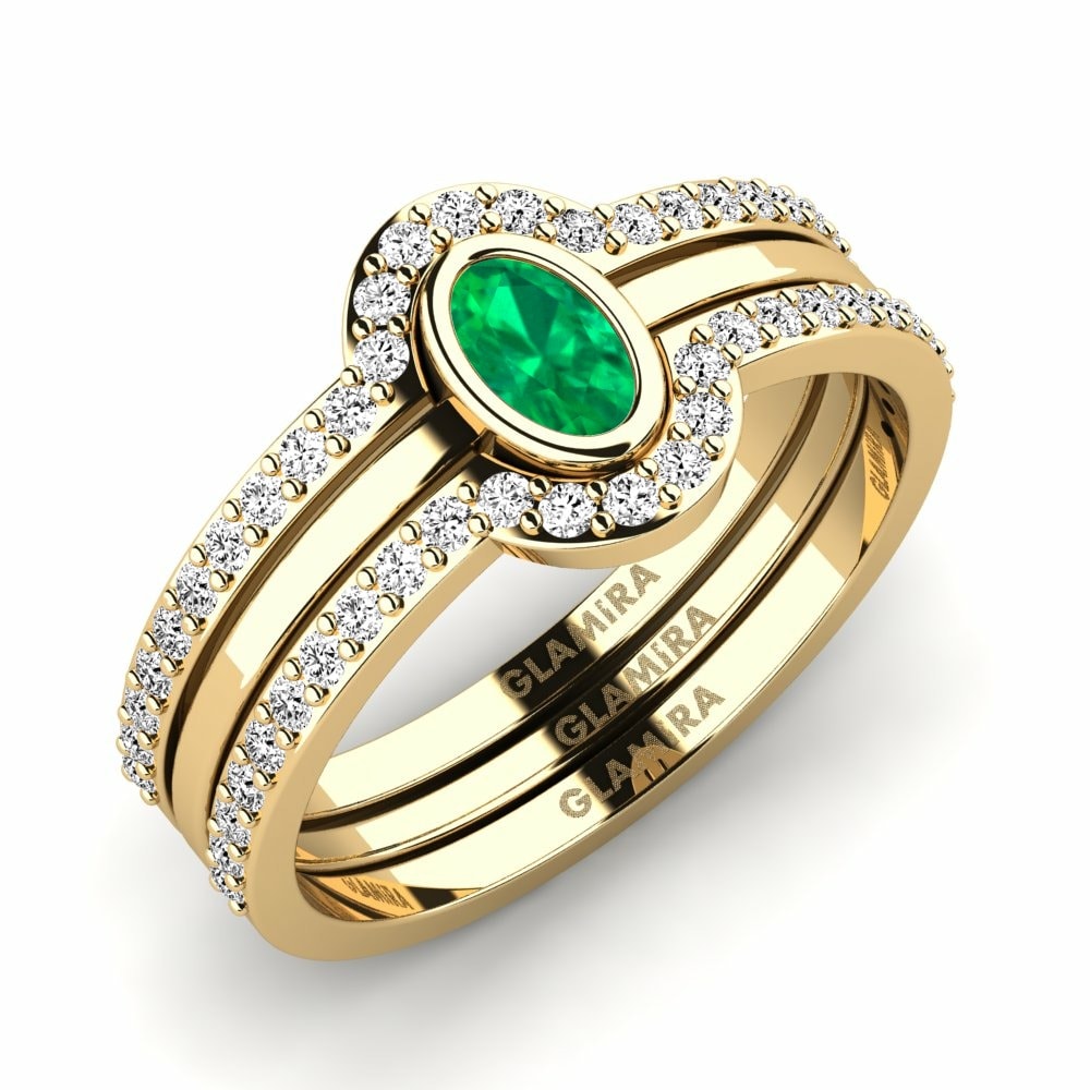 Emerald Bridal Set Niliev