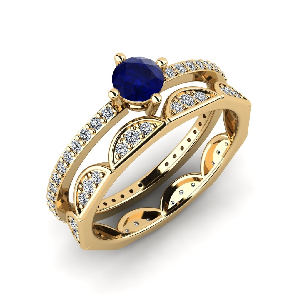 Sapphire Stackable Ring Nurath Set