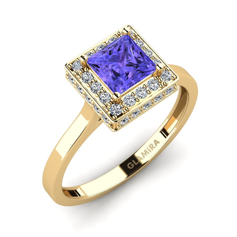 Tanzanite Engagement Ring Scump - A
