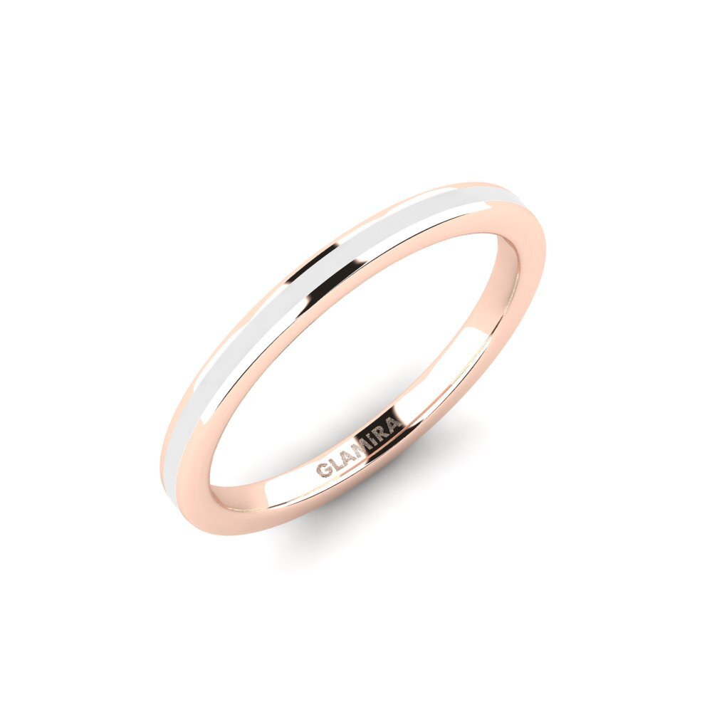 14ct Rose Gold Stackable Ring Sephuf - A