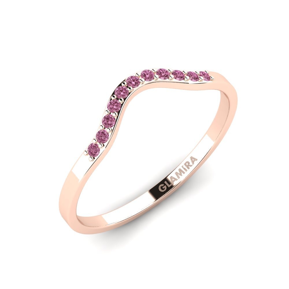 Grenat de Rhodolite Anneau empilable Siorgr - B