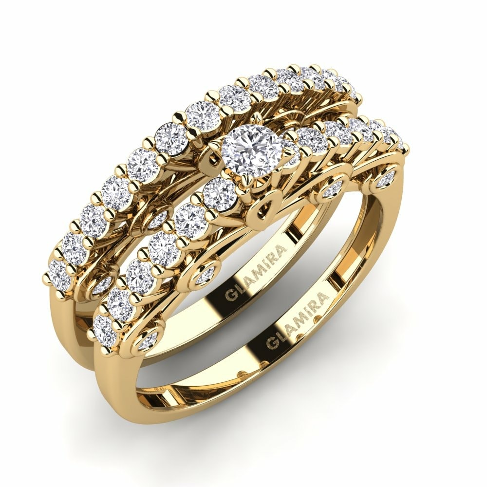 Bridal Set GLAMIRA Sweold 585 Yellow Gold Diamond
