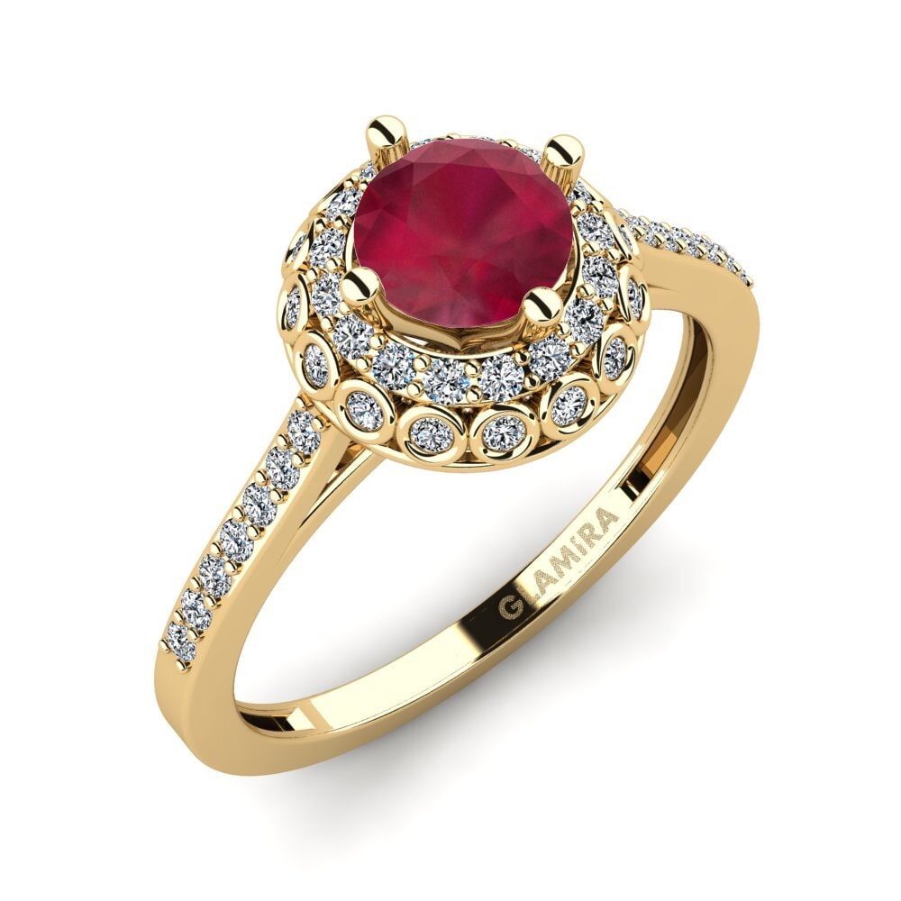 Ruby Engagement Ring Syfig - A