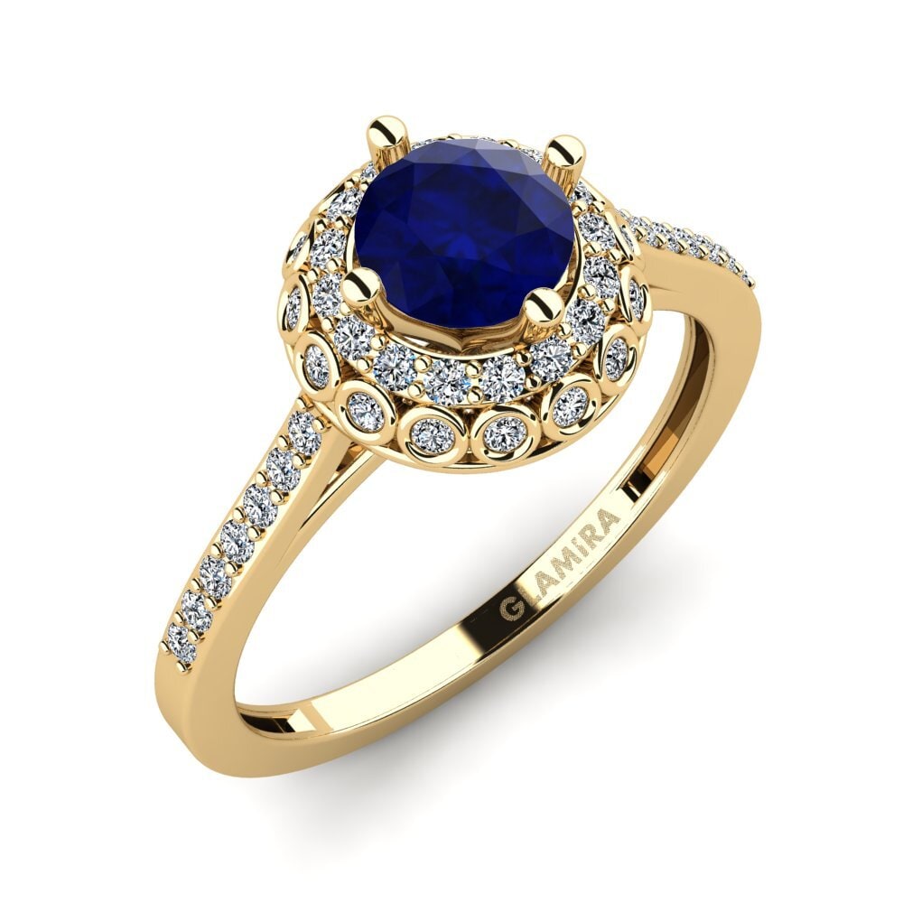 Sapphire Engagement Ring Syfig - A