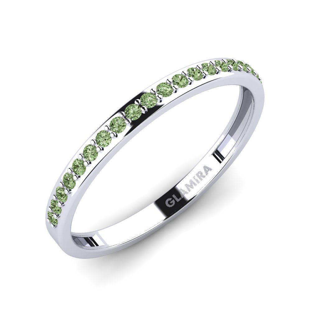Diamante Verde Anillo Syfig - B