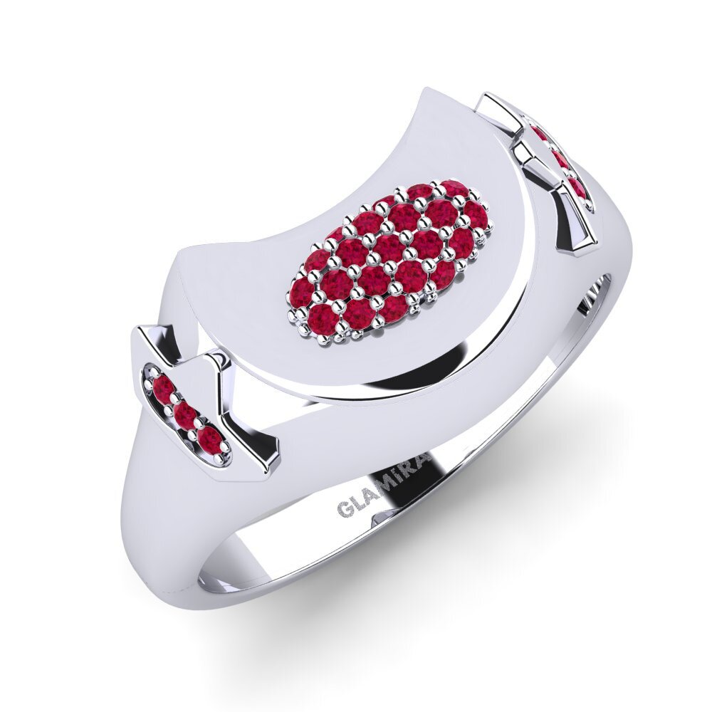 Rubis Bague pour homme Rewydd