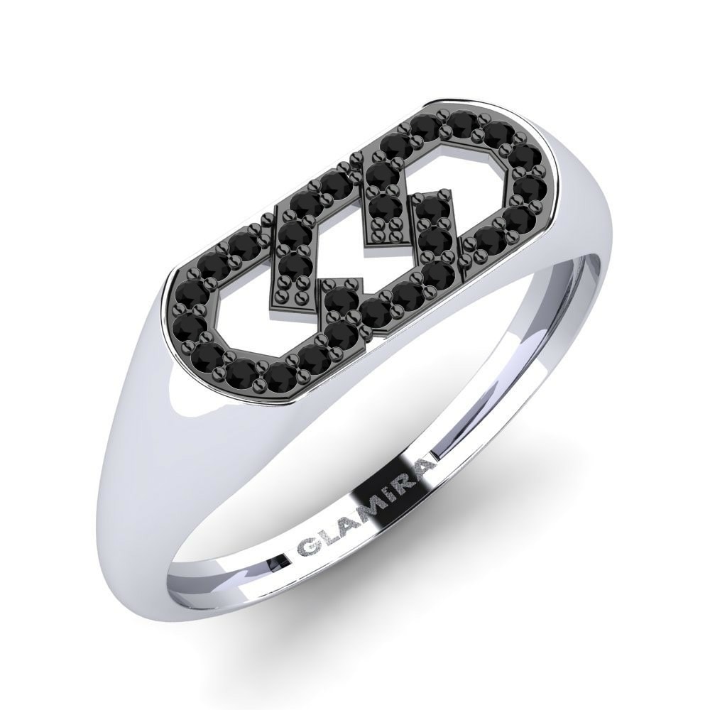 9k White Gold Men's Ring Ardetta - B