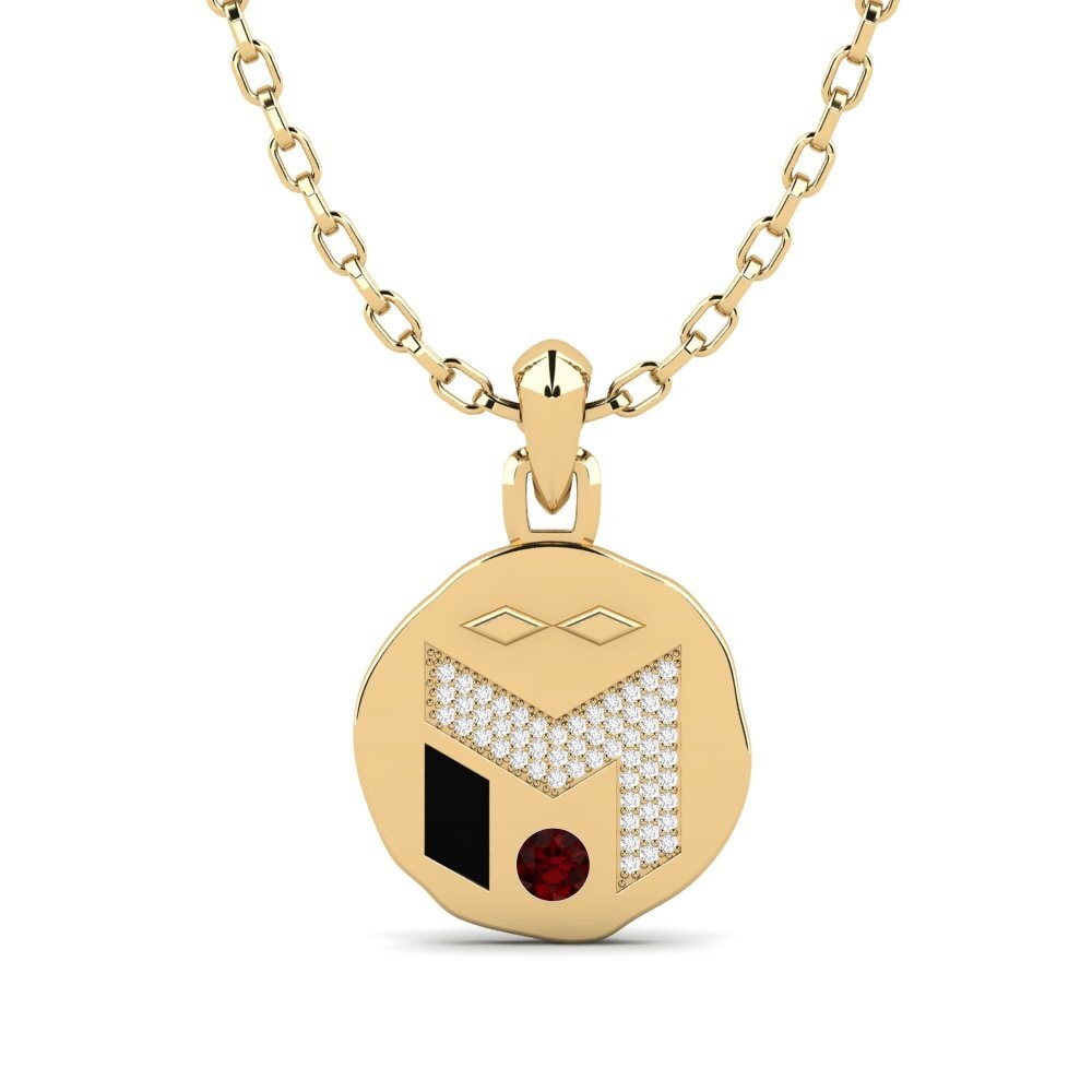 Garnet Men's Pendant Junts