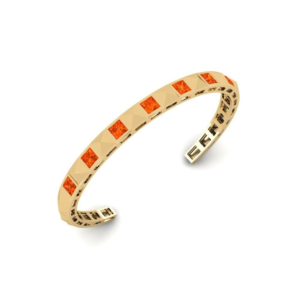 Fire-Opal Men's Bracelet Teuga