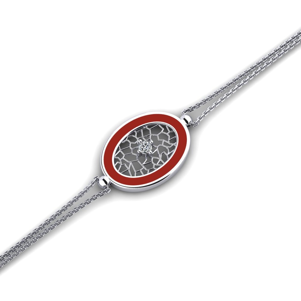 White Silver Women's Bracelet Branges