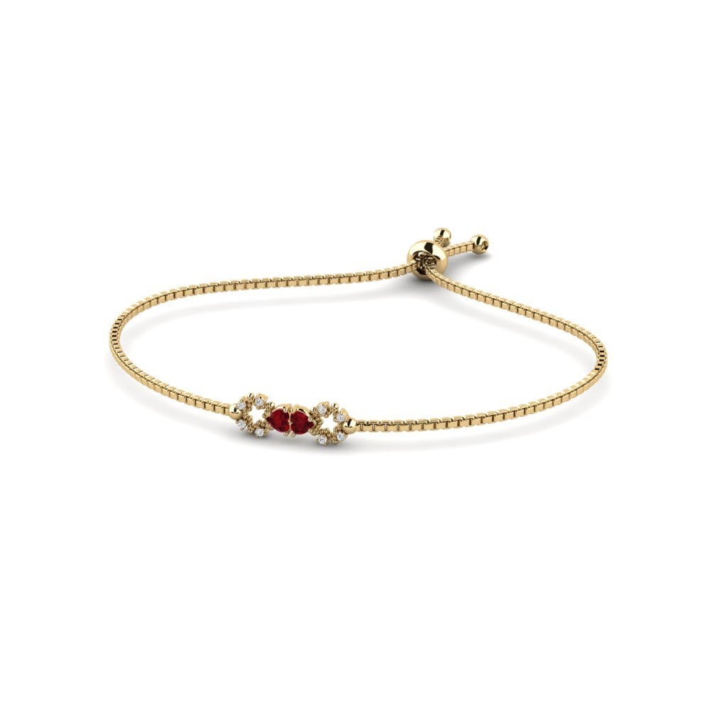 Heart Ruby Women's Bracelet Brater