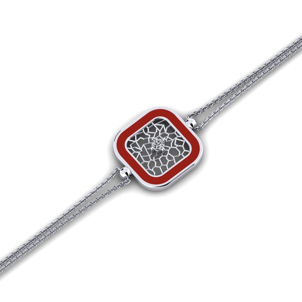 White Silver Women's Bracelet Brissac