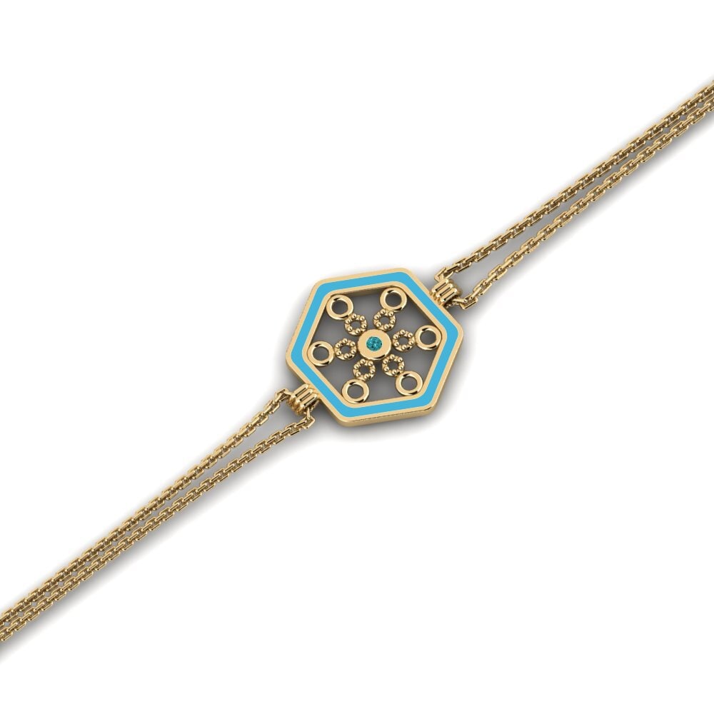 Blue Diamond Women's Bracelet Bronmore