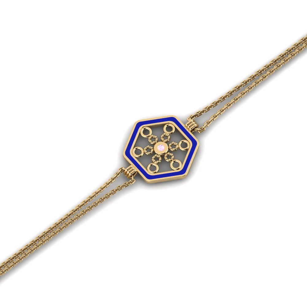 Pink Sapphire Women's Bracelet Bronmore