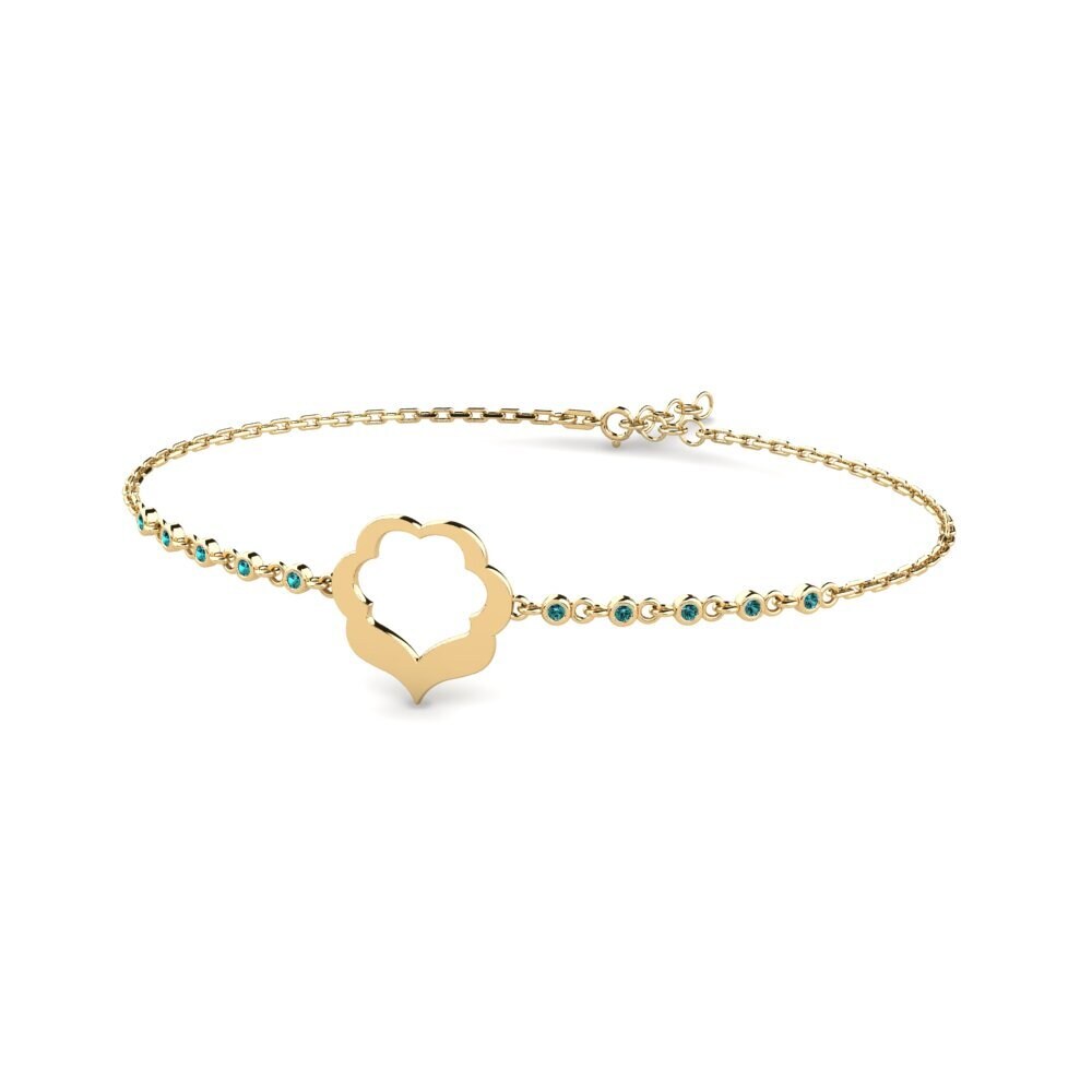 Diamant Bleu Bracelet pour femme Cagbort
