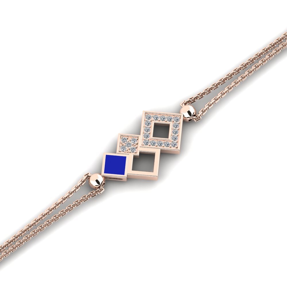 14ct Rose Gold Women's Bracelet Deouslate