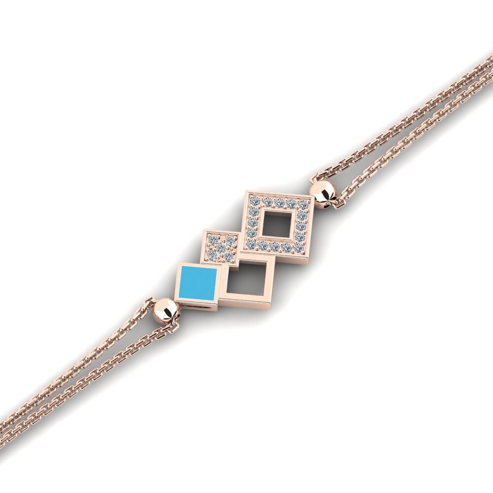 14ct Rose Gold Women's Bracelet Deouslate