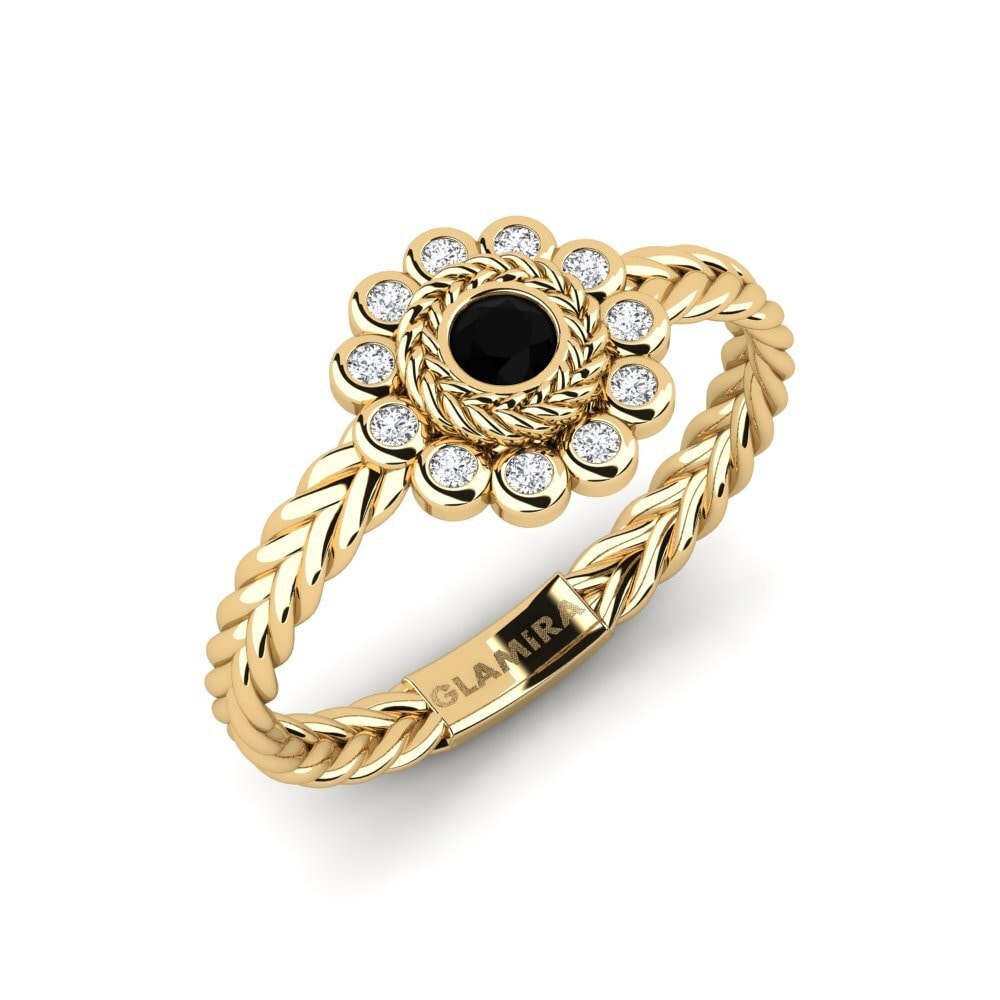 Black Sapphire Ring Airano