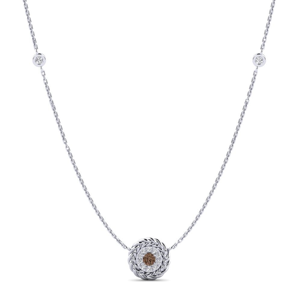 Smoky Quartz Women's Necklace Aoga