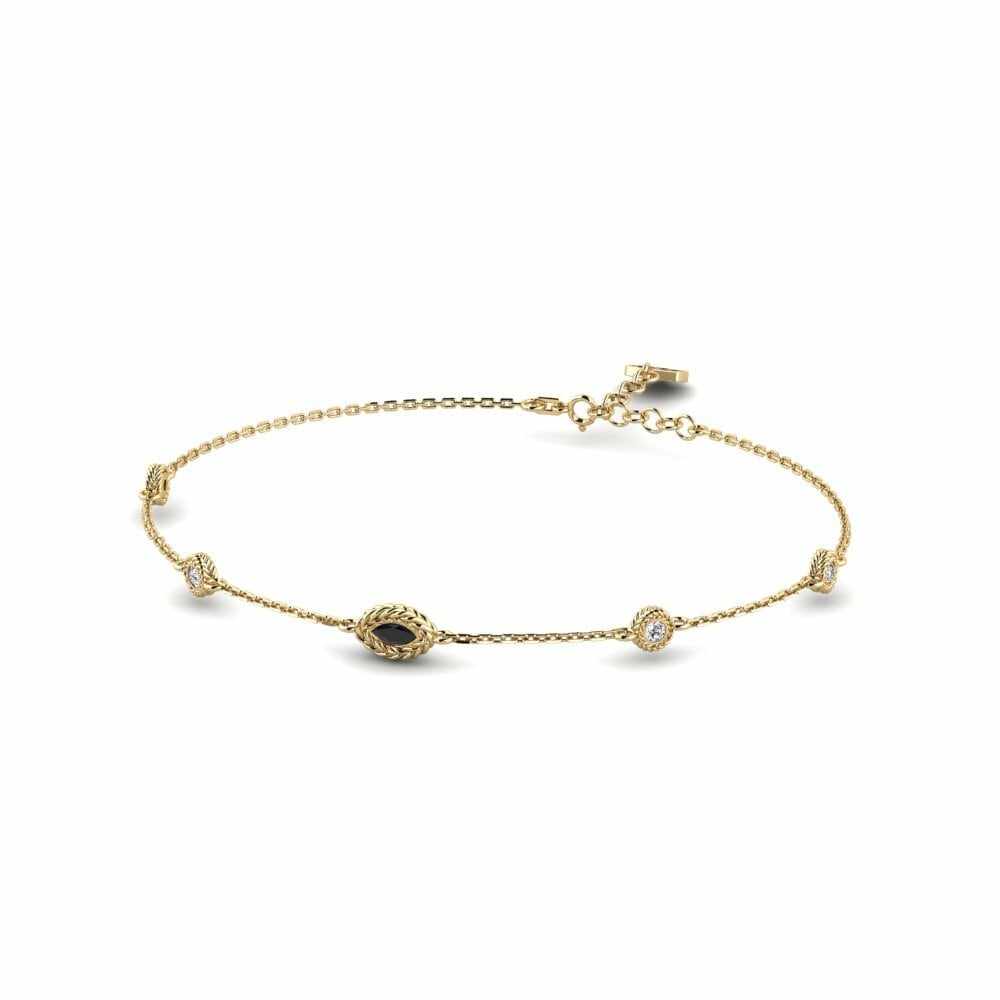 Bracelets Onyx Noir Gare