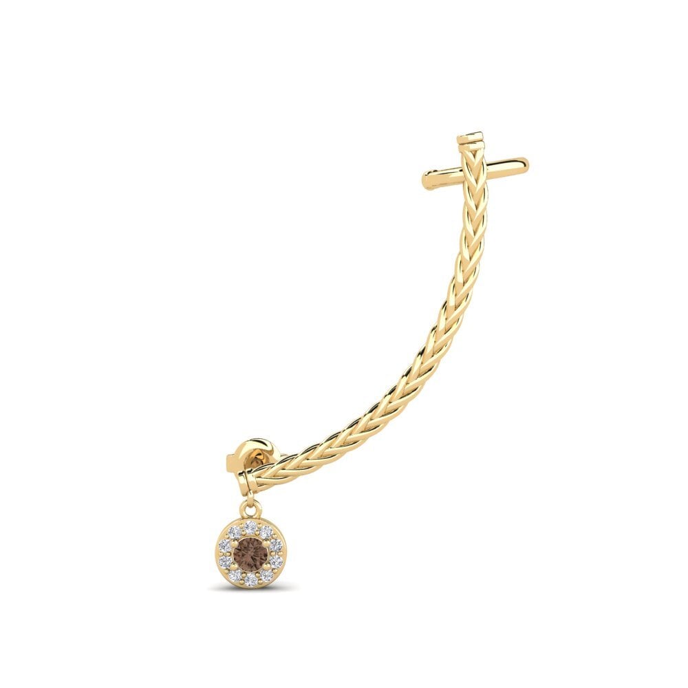 Smoky Quartz Women's Earring Beeni