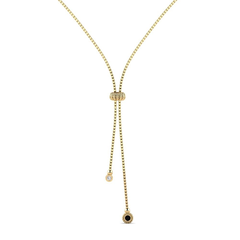 Black Sapphire Women's Necklace Diyre