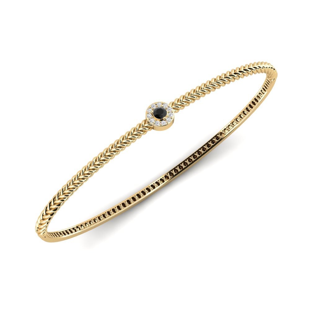 Onyx Noir Bracelet de paume Ewelinda