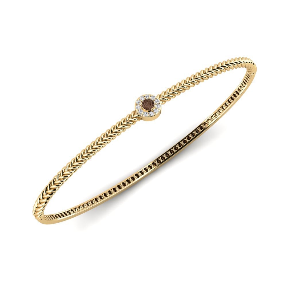 Smoky Quartz Palm Cuff Ewelinda