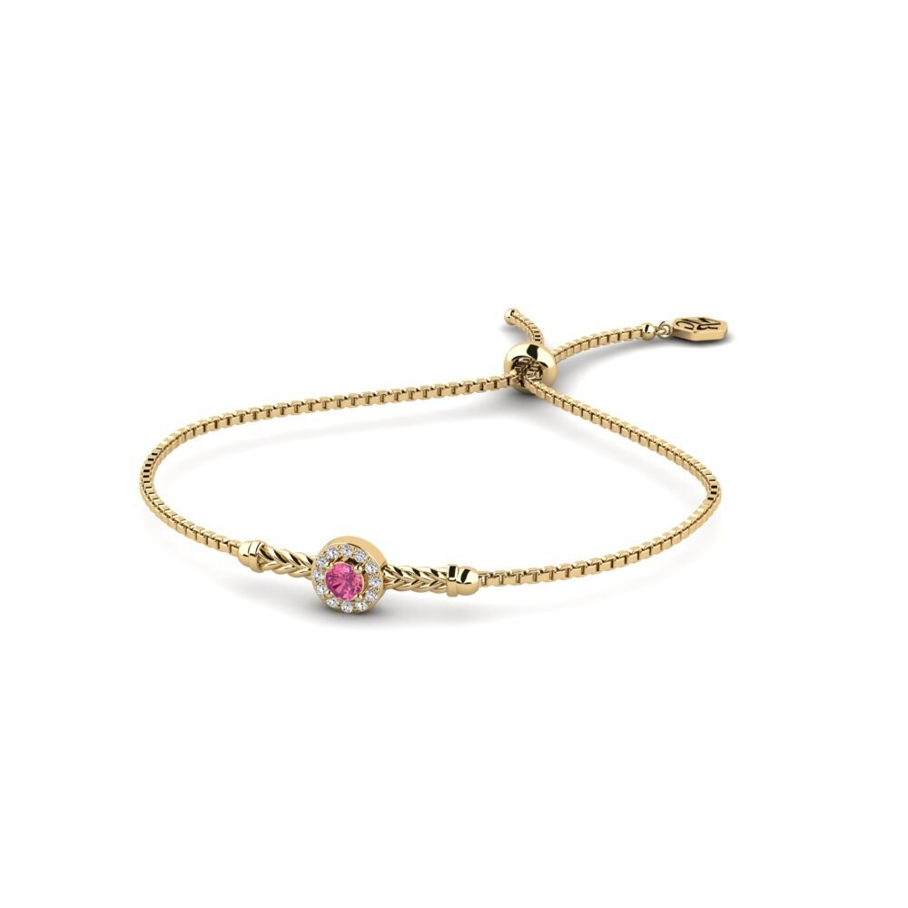Tourmaline Rose Bracelet pour femme Gaiety
