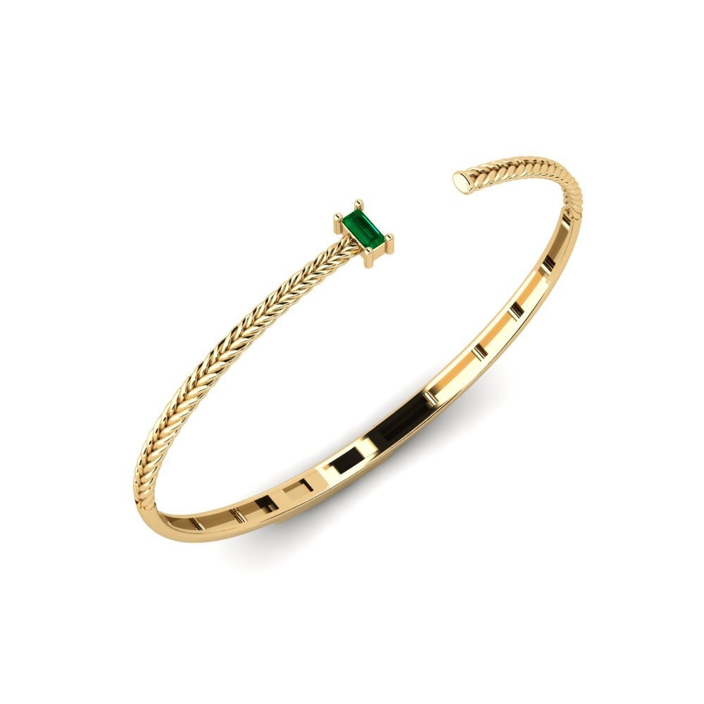 Grüner Zirkonia Damen armband Haakon