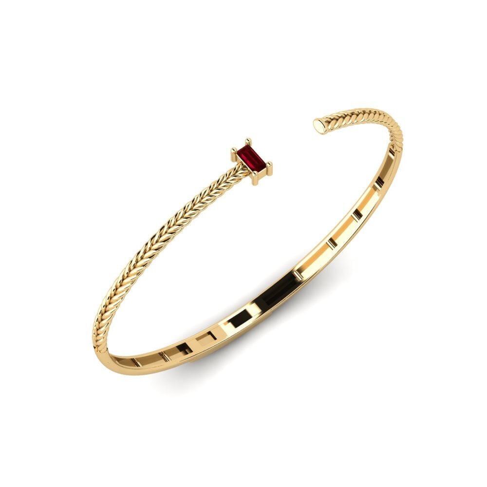 Roter Zirkonia Damen armband Haakon
