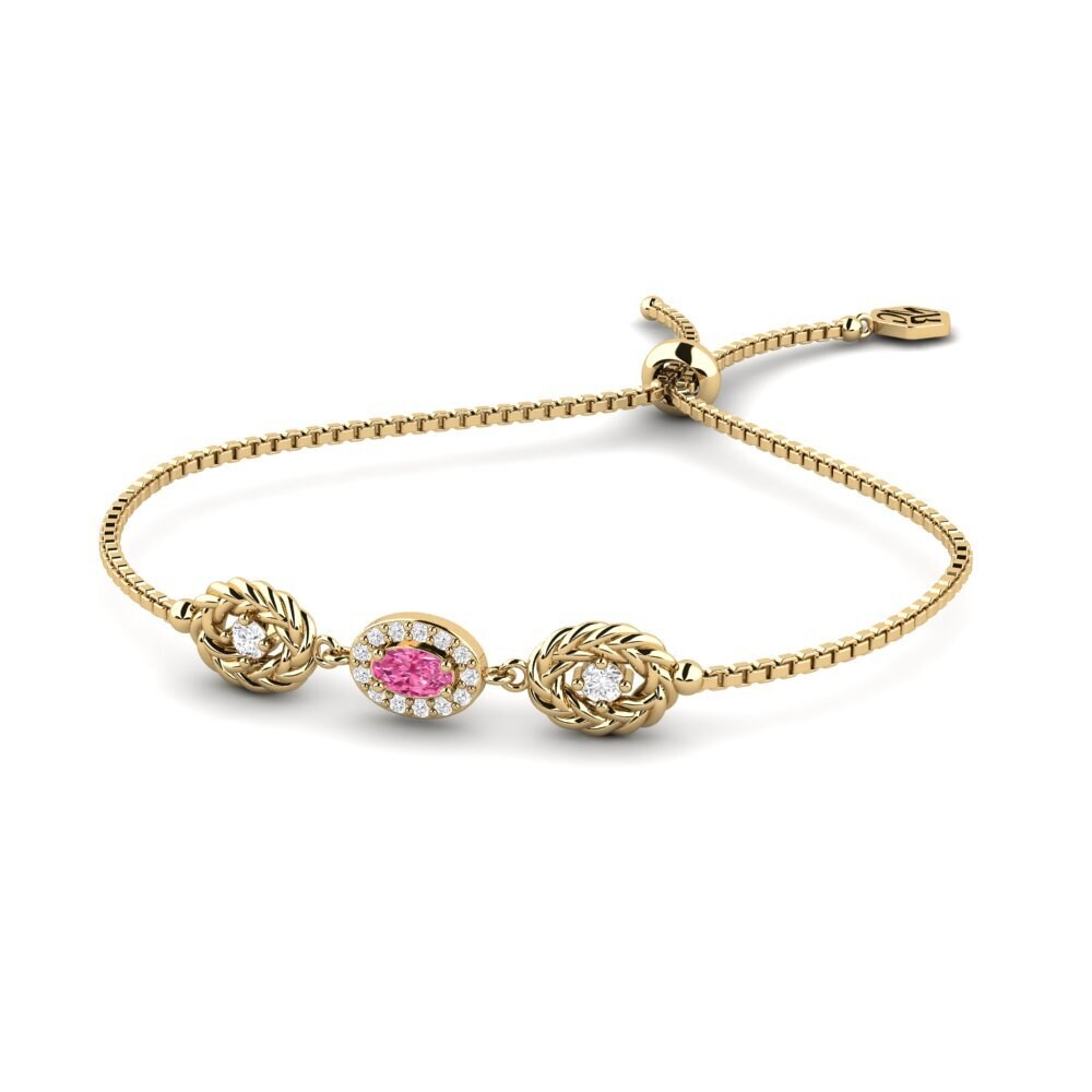 Tourmaline Rose Bracelet pour femme Joyous