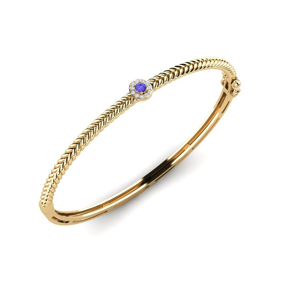 Tanzanite Bracelet jonc femme Kantidad