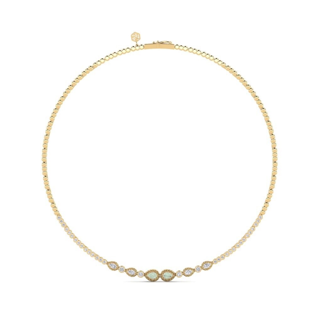 Green Amethyst Collier Livvia