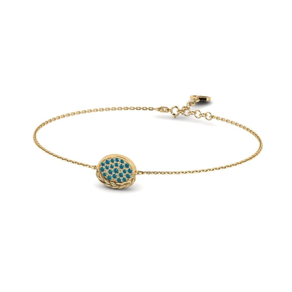 Blauer Diamant Damen armband Scrape