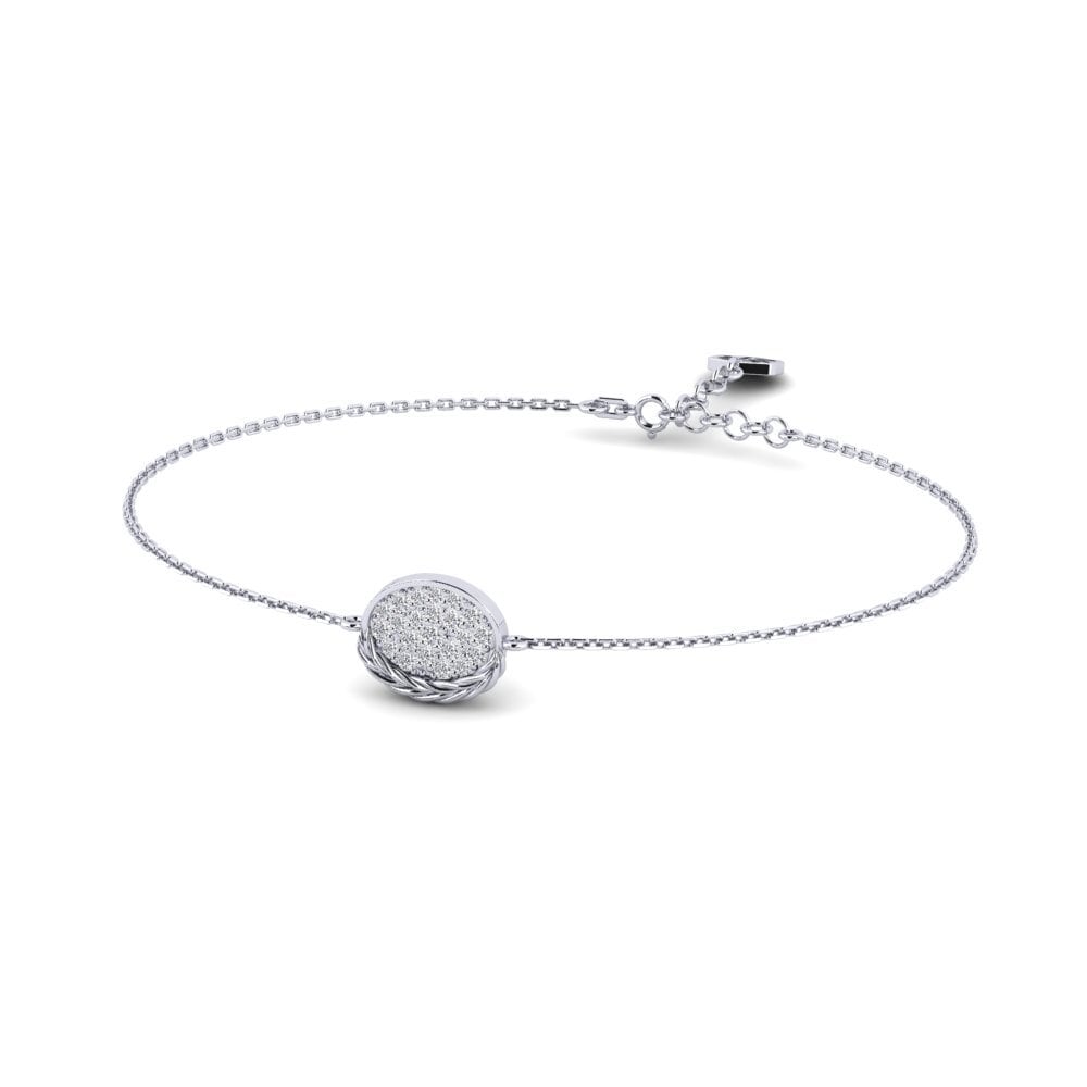 Platine 950 Diamant Bracelet pour femme Scrape