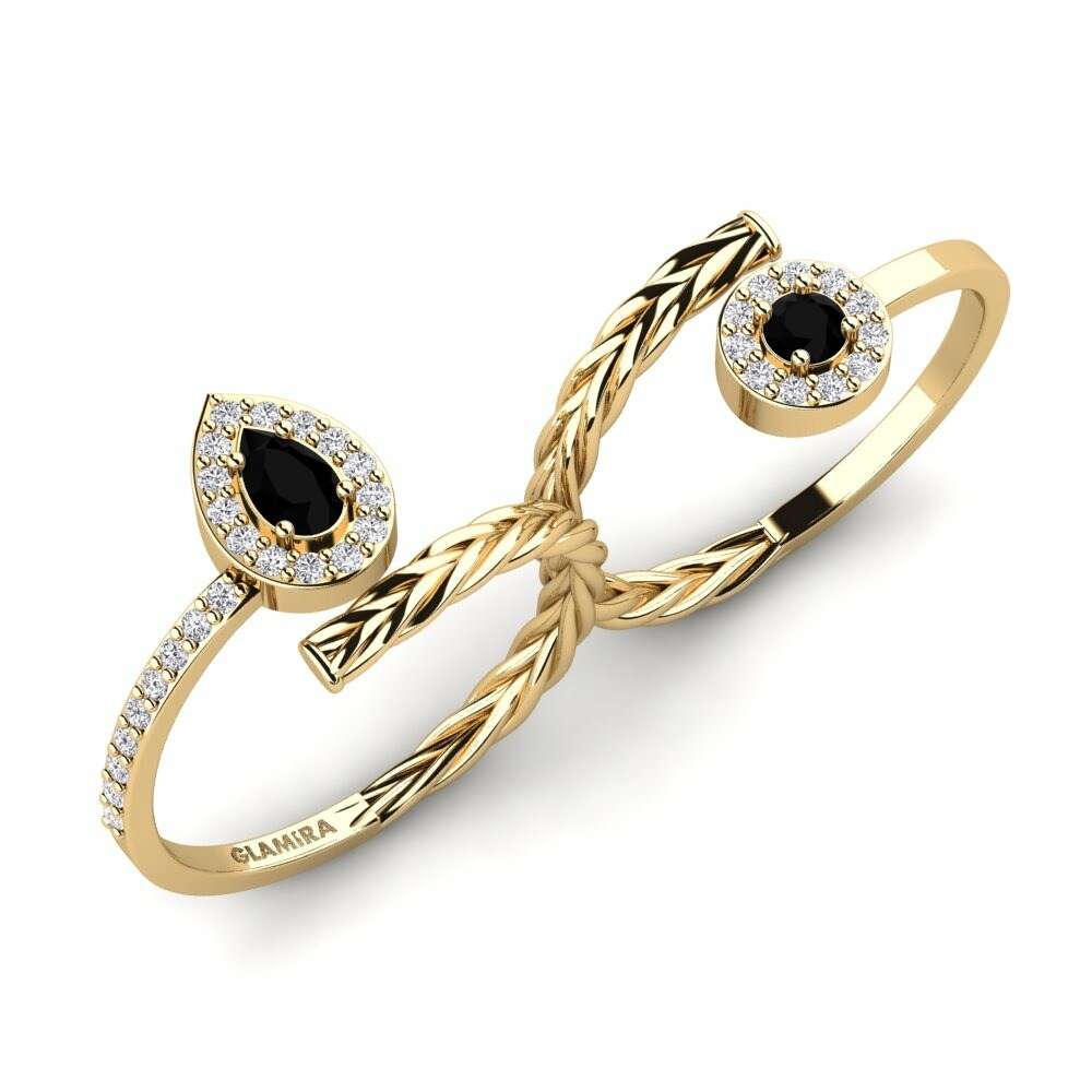 Black Diamond Engagement Ring Shizha