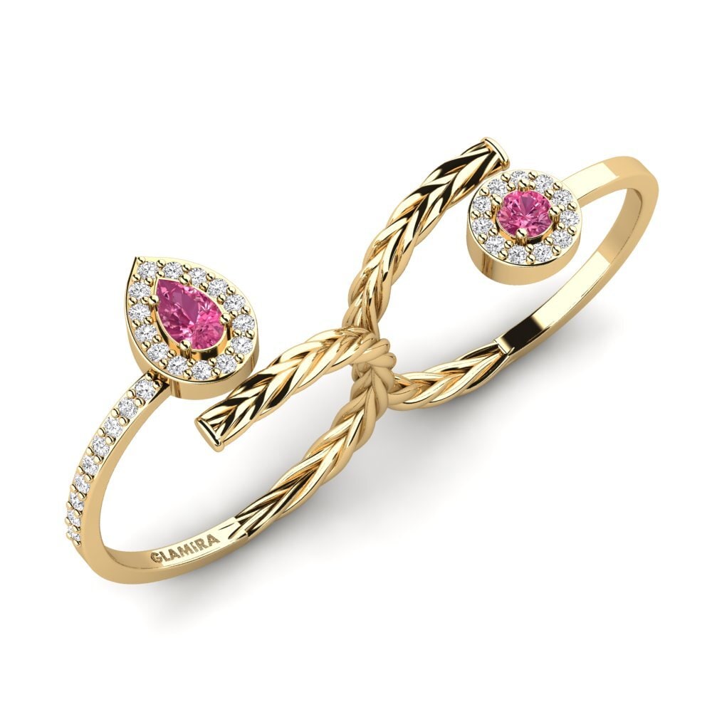 Pink Tourmaline Engagement Ring Shizha