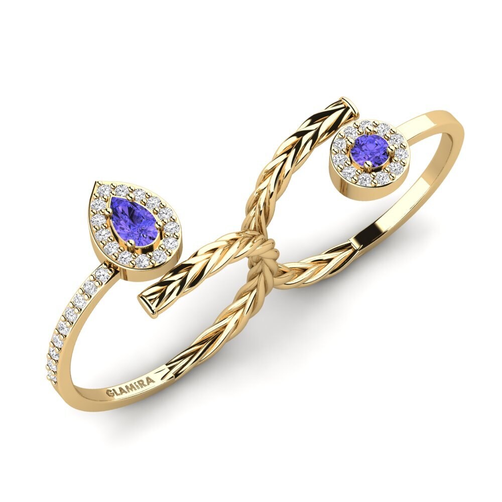 Mixed Tanzanite Engagement Ring Shizha