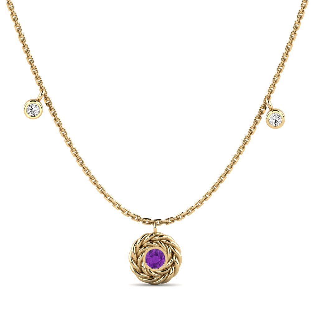 Amethyst Women's Necklace Borgron