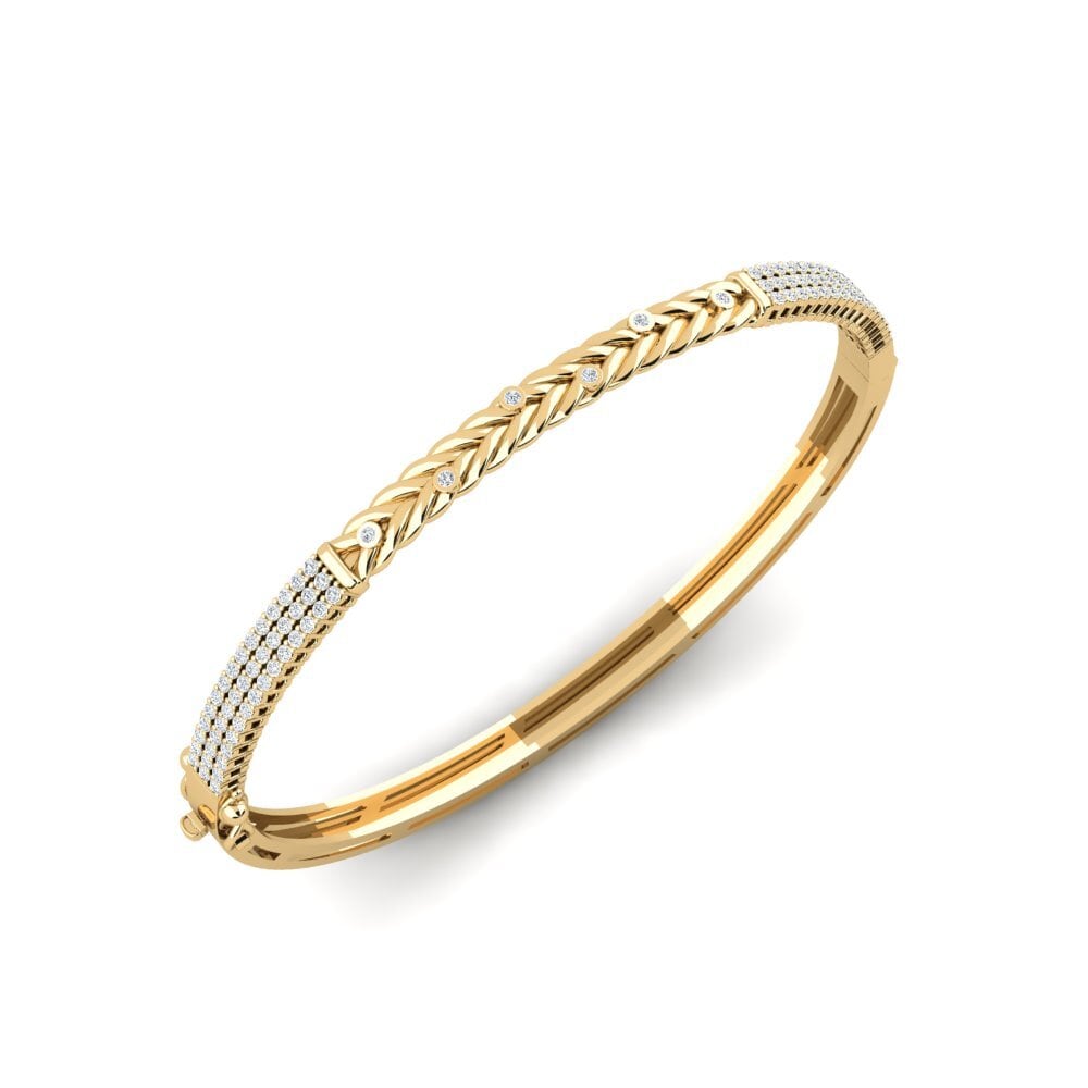Zircone Bracelet jonc femme Dyarvin