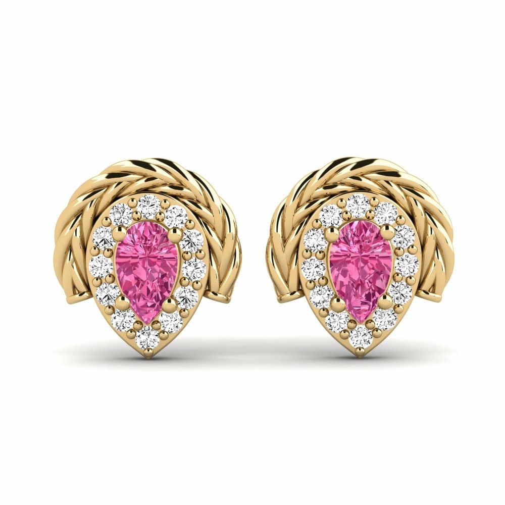 Pink Tourmaline Women's Earring Ghasel