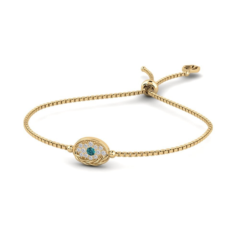 Diamant Bleu Bracelet pour femme Goofy