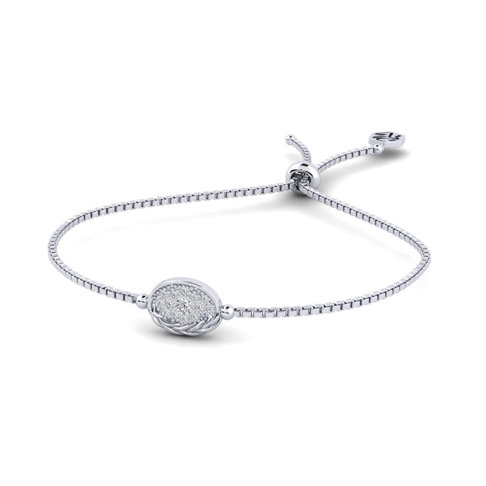 Platine 950 Diamant Bracelet pour femme Goofy