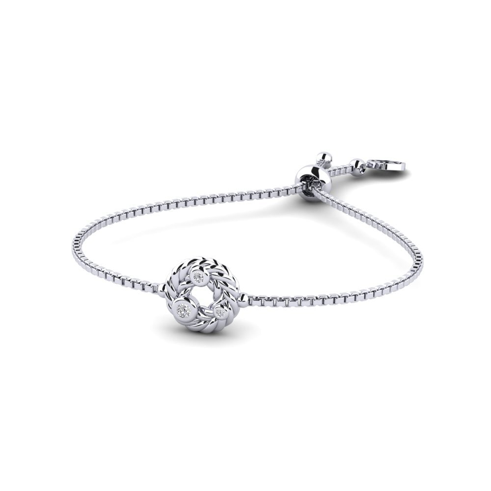 Platine 950 Diamant Bracelet pour femme Gullie