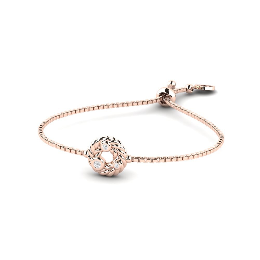 Or rose 14k Bracelet pour femme Gullie