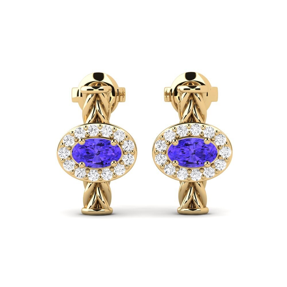 Oval Tanzanite Women's Earring Nekaltas