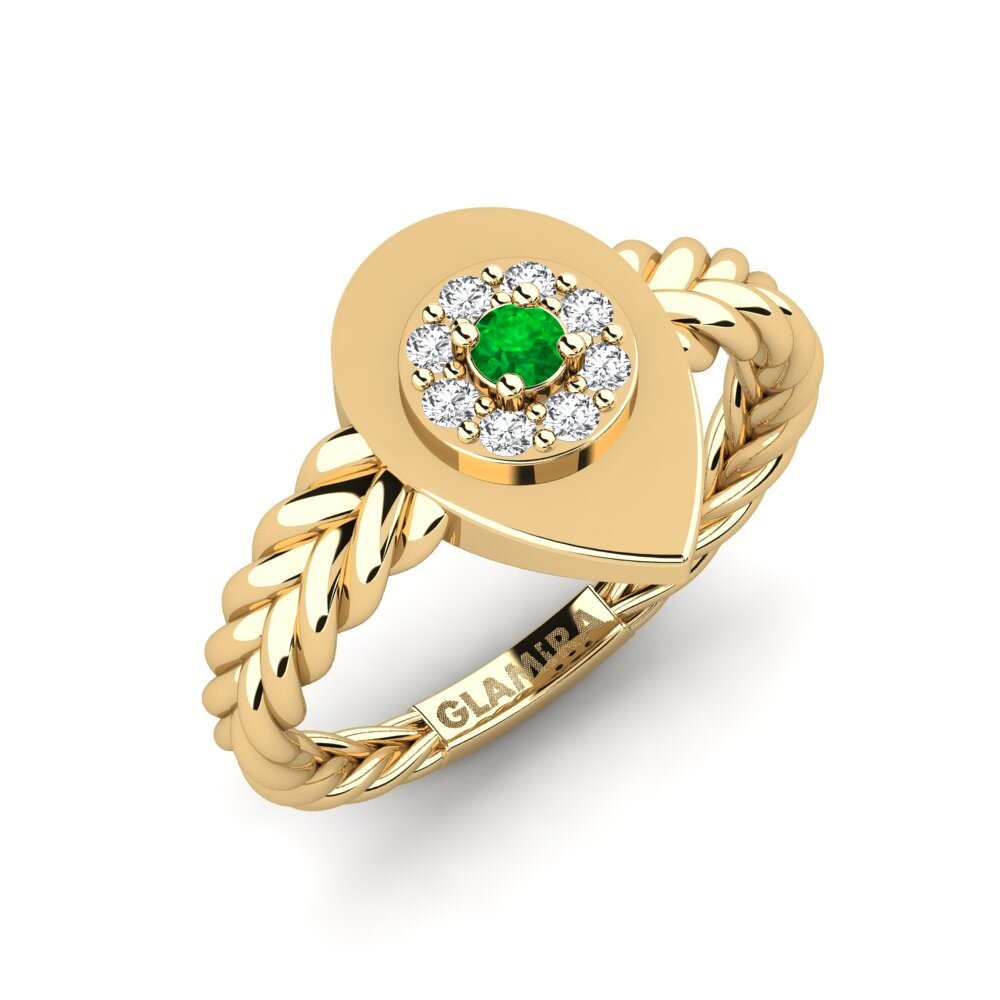 Emerald Pinky Ring Nplooj