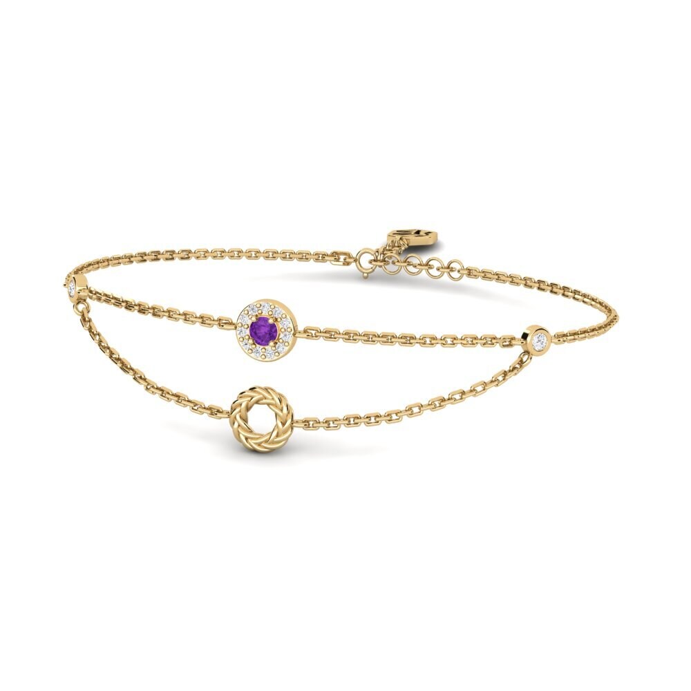 Améthyste Bracelet pour femme Pecker