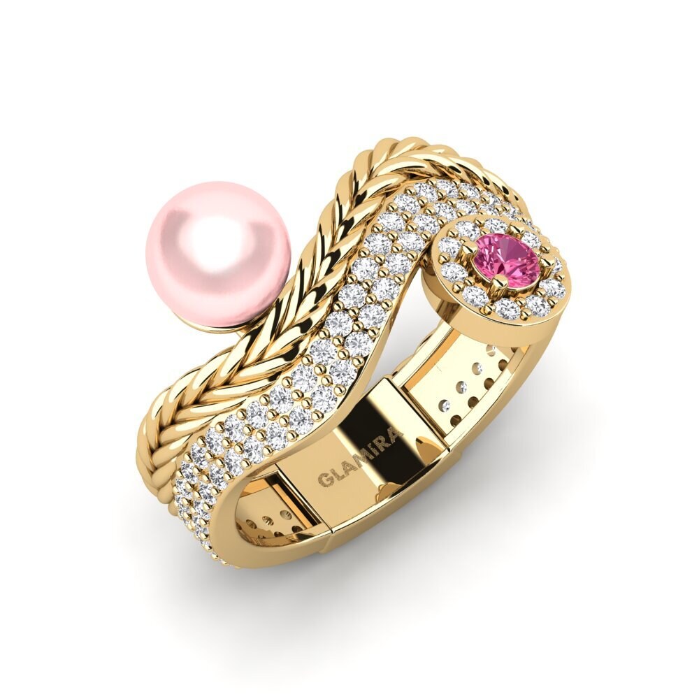 Pink Tourmaline Ring Quvonch